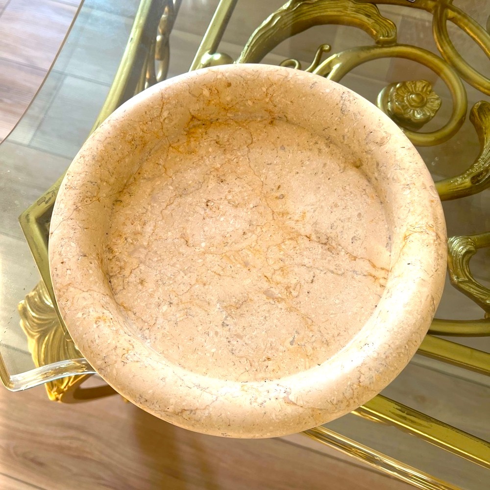 Studio McGee Cream Marble Tray